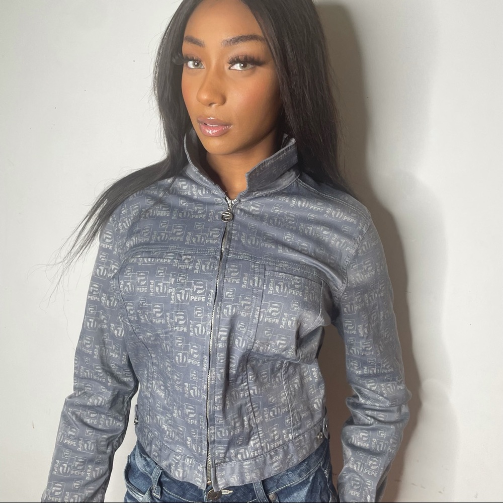 Vintage Pepe London Monochrome Jacket